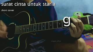 SURAT CINTA UNTUK STARLA  CHORD GITAR PALING MUDAH chords