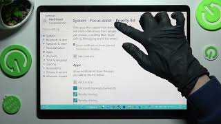 MICROSOFT SURFACE PRO X - How To Enable & Disable App Notifications screenshot 5