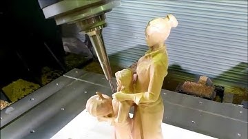 Amazing CNC 5 Axis Work Process When Carving Wood