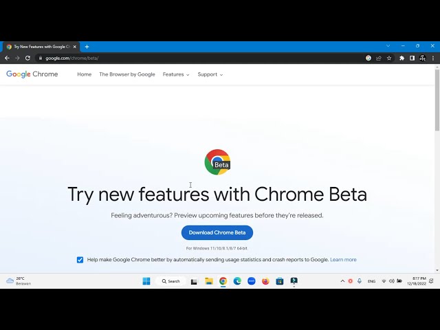 Google Chrome Beta - Download