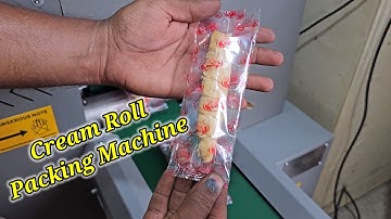 Cream Roll Packing Machine | Flow Wrap Machine | Packing Machine