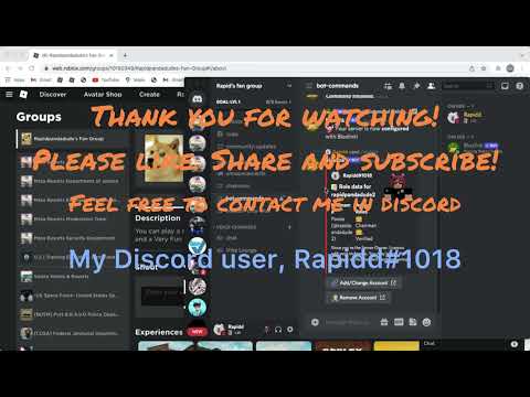 How to setup Bloxlink in your discord server (ROBLOX-Discord bot) [Full Guide]