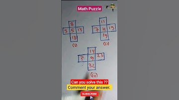 Can you solve this ? || Missing Number || Puzzle || Math Puzzle || #viral #puzzle #shortfeed