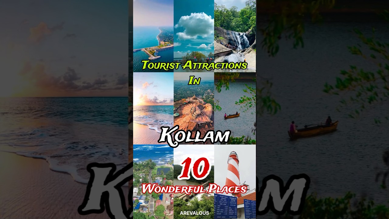 Top 10 Best Places to Visit in Kollam 🥰 | Kerala | India 🇮🇳 😍 