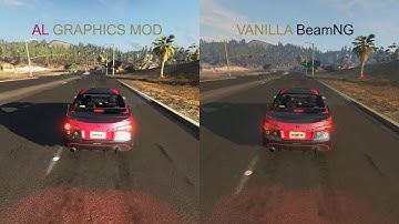 Beamng 0.21 Comparison Graphics Mod AL Filmic vs Vanilla BeamNG