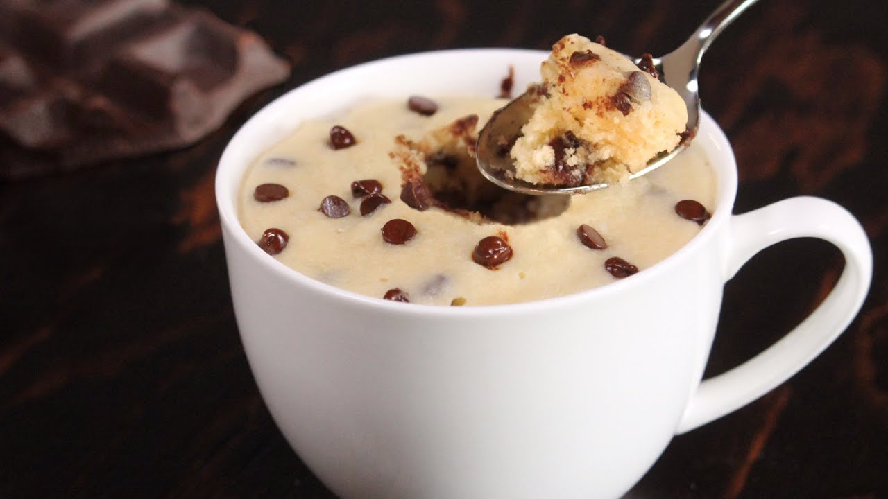 Eggless Cookie Mug Cake | 1 Minute Microwave Cookie | How Tasty Channel