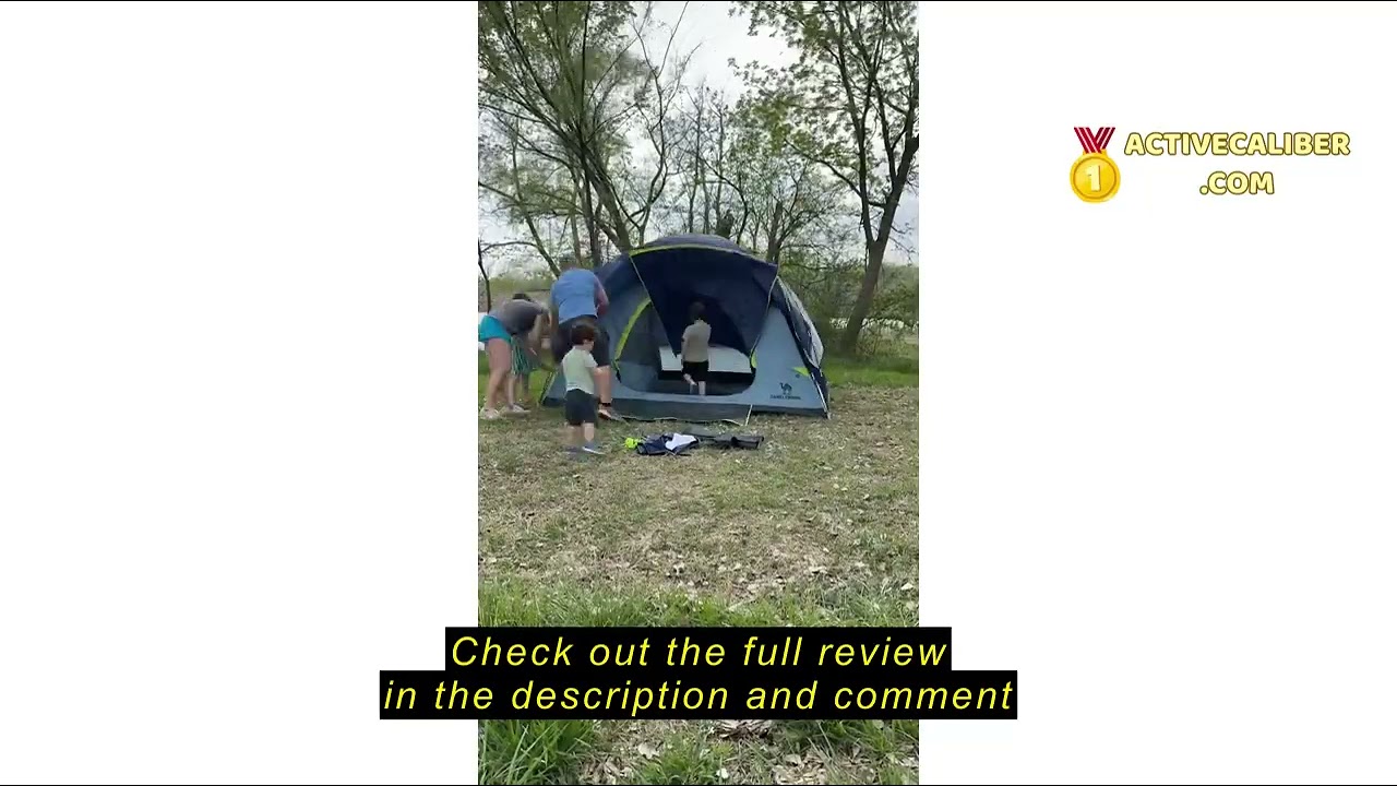 Review CAMEL CROWN 4/6 Person Tent Waterproof Lightweight Portable Backpacking Tent for Outdoor Camp