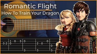 Romantic Flight - How To Train Your Dragon Simple Guitar