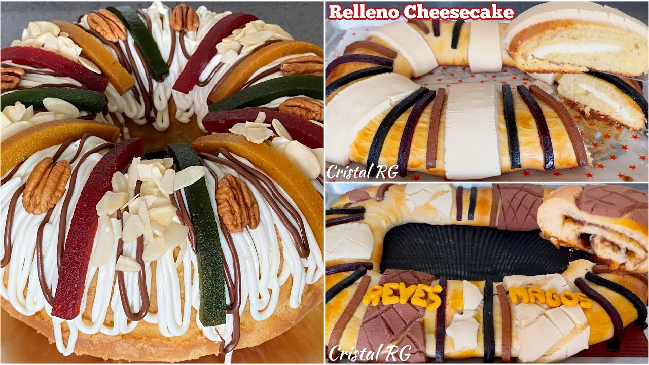 3 ROSCAS DE REYES DIFERENTES