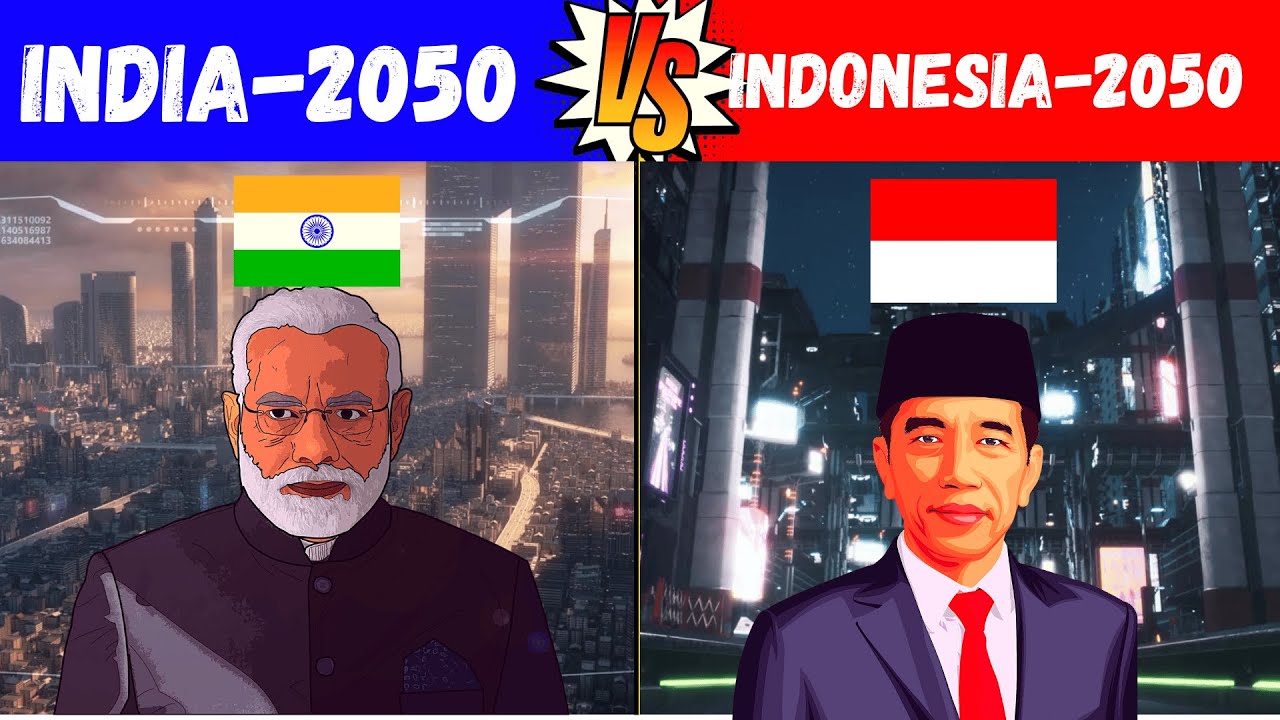 India 2050 vs Indonesia 2050 Country Comparison - YouTube