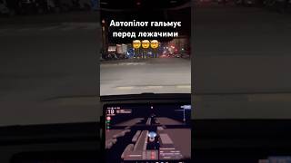 Лежачі поліцейські і автопілот tesla (fsd v12.6.4)