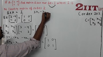 Matrices Exercise 8 3 Q38 Class X ICSE | IIT JEE