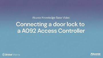 Connecting Door Locks to Akuvox A094