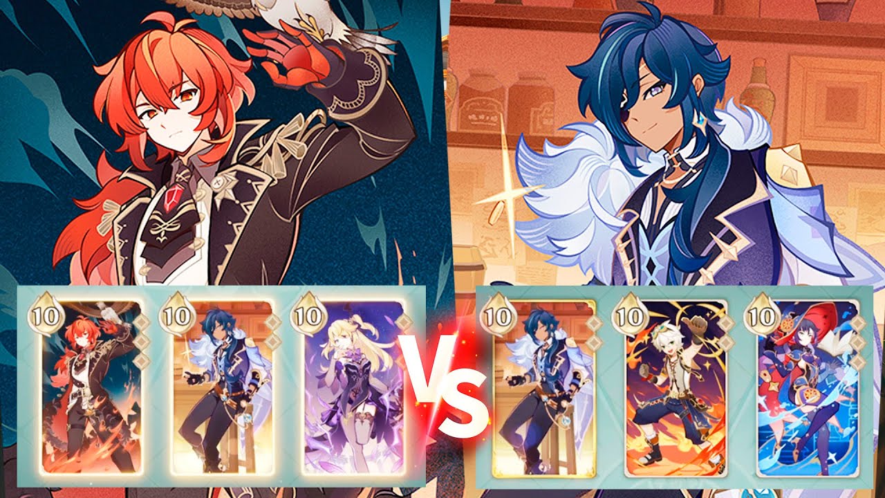 Partida Amistosa Contra Kaeya - 3/3 Desafio - Chamado Sagrado dos Sete - Genshin Impact