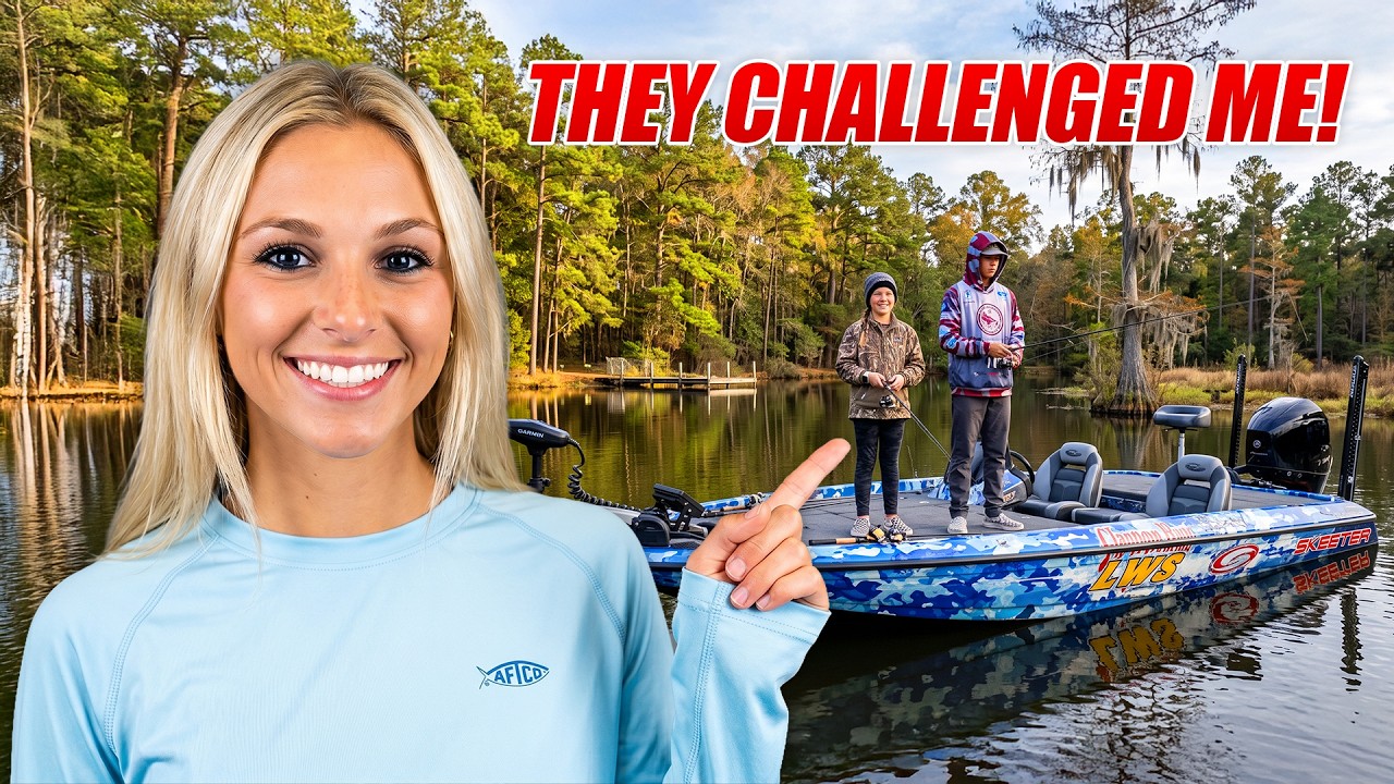 2 Kids Jumped in My Boat and Challenged Me on Their Secret Pond