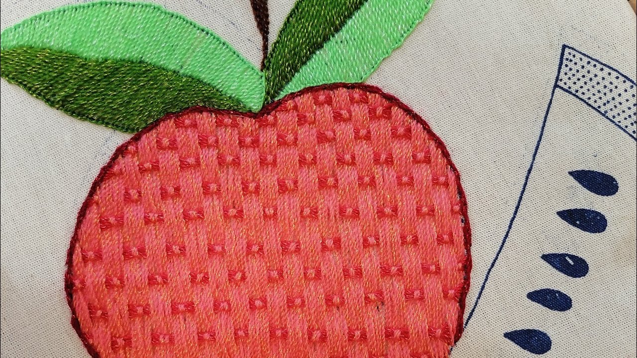 Bordado Fantasía Para Un Durazno Grande. 🍑🍑🍑