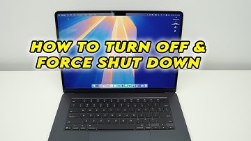 MacBook Air M4 : How to Turn OFF & Force Shut Down