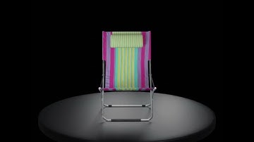 Foldable Chair 3D Truntable