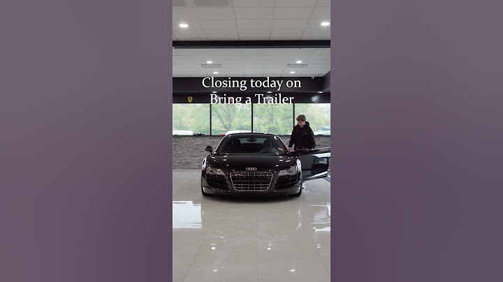22k-Mile 2011 Audi R8 V10 Coupe 6-Speed Ending today