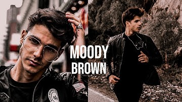 How to edit moody brown - Lightroom mobile tutorial | feat. Lightroom