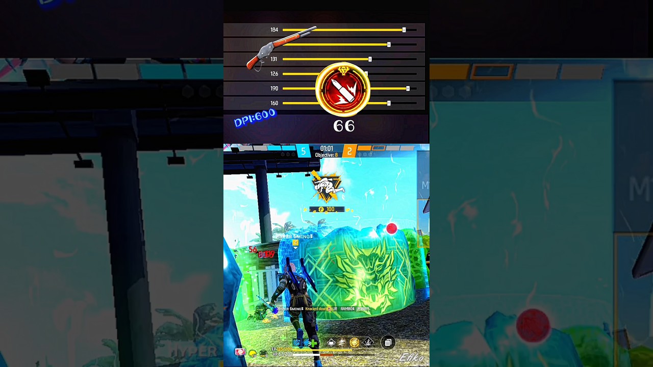 Free Fire [ OB46 ] Update Best Sensitivity Setting ⚙️| After update Best Sensitivity In Free Fire 🔥