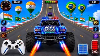 11 Monster Truck Mega Ramp Madness | Extreme Stunts & Insane Crashes 🔥 Mega Ramp Racing New Video screenshot 3