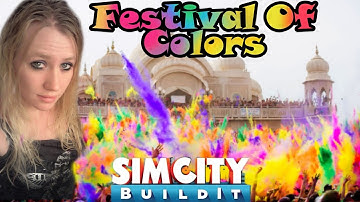 SimCity build it new festival of colors