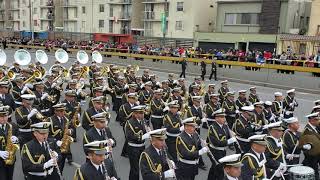 Marcha Tupac Amaru por Banda musical Marina de Guerra del Perú. #mgp #peruanidad #fiestaspatrias