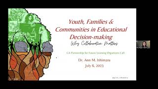 Youth, Families & Communities in Educational Decision-making: Why Collaboration Matters