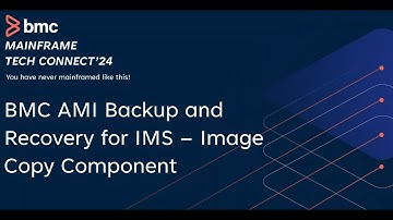 BMC AMI Backup and Recovery for IMS - Image Copy functions