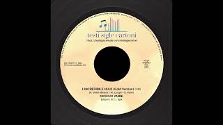 Lincredibile Hulk gold Version giorgio Vanni