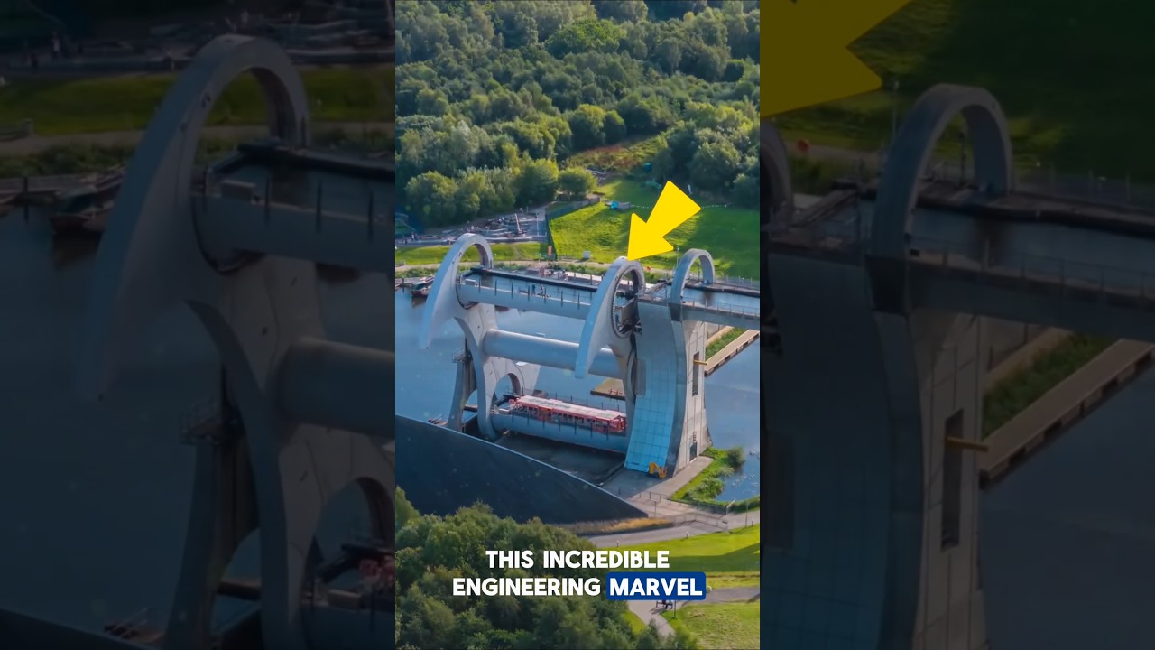 Невероятный вращающийся судоподъёмник в Шотландии