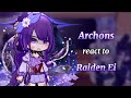 Fontaine reacts to Raiden Ei || 1/?? || gacha club || Genshin Impact