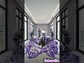 This epoxy floor is INSANE 🔥Crystal Purple and White mixed together #epoxy  #epoxyfloor  #resinfloor