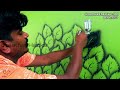 Diy Spray painting ideas leaf wall decor Easy