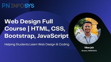 HTML CSS Bootstrap Tutorial (Table) | PNINFOSYS 2025 Part 7 Hindi