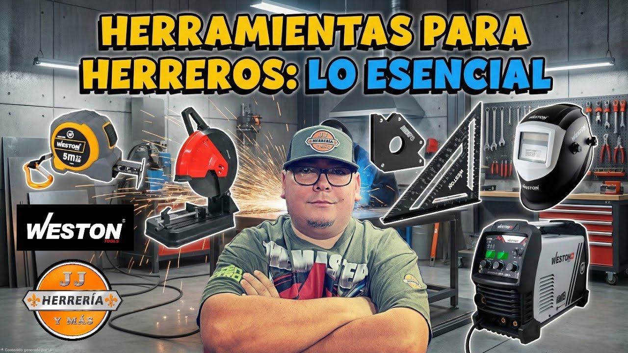 🛠️ Mis 5 herramientas básicas Para trabajar la HERRERÍA  👨🏼‍🏭 
