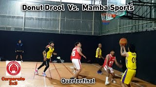 Donut Drool Vs. Mamba | Men's Quarterfinal | Hounds Corporate 3x3