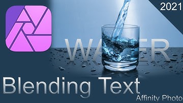 Text Blending Effect in Affinity Photo