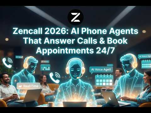 Zencall: AI-телефонные агенты, которые отвечают на звонки и бронируют встречи 24/7