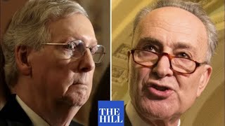 Schumer BLASTS McConnell outside Supreme Court