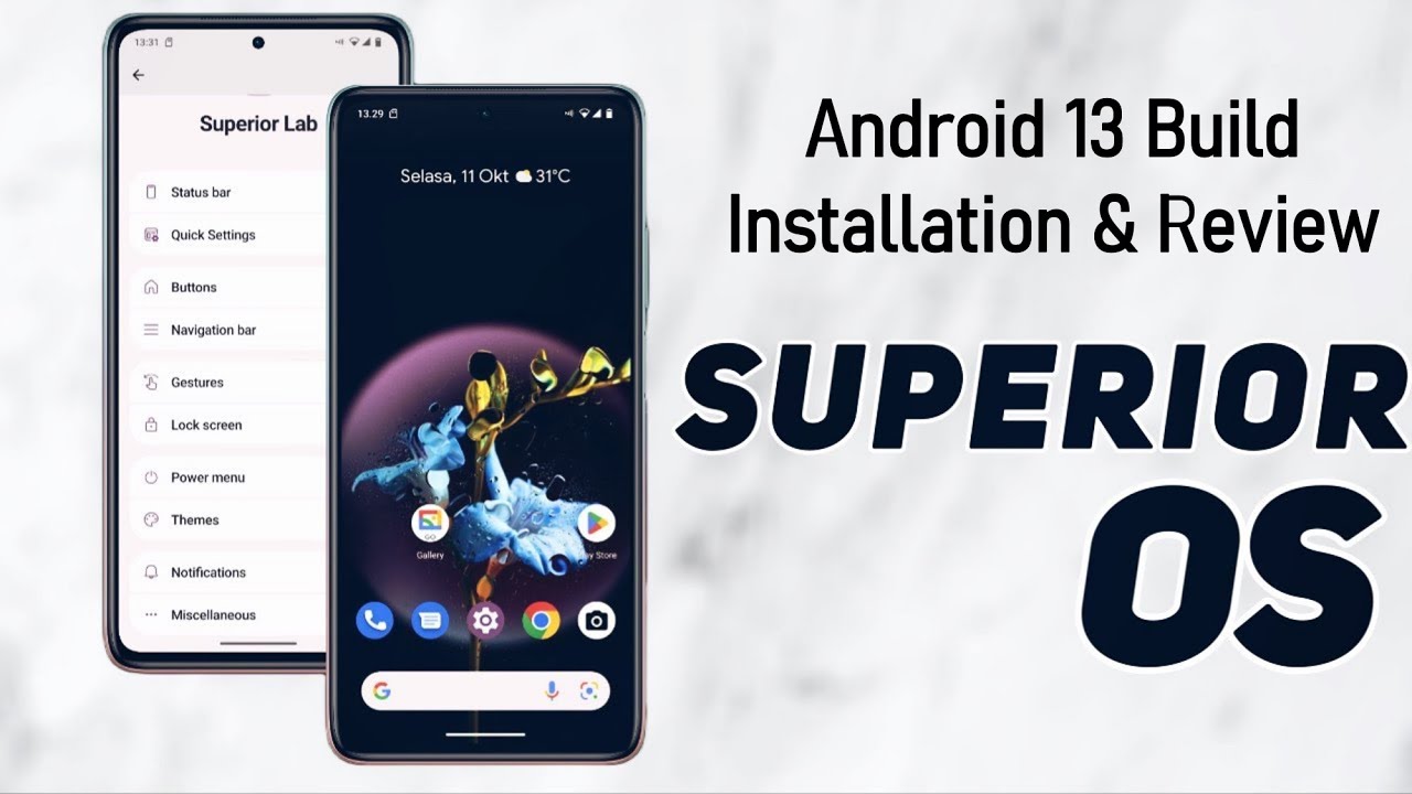 Xiaomi Mi 11X Android 13 | How to install Official SUPERIOR OS THIRTEEN | Poco F3 | Full Review |