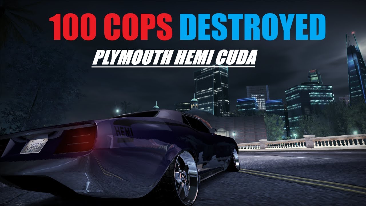 Nfs Carbon l Police Chase Plymouth Hemi Cuda