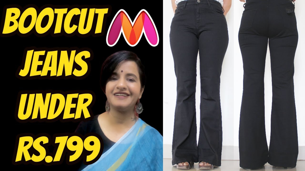 myntra bootcut jeans