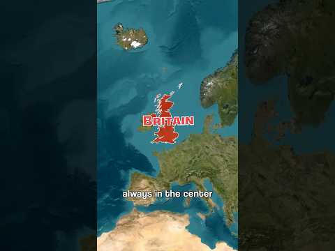 Why UK Is Center Of World Map 