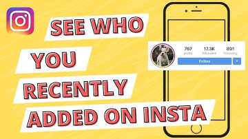 How to see who you have recently followed on Instagram (2020)