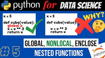 Python Functions - Scope, *args, **kwargs, default and variable arguments, global scope | Tutorial 4