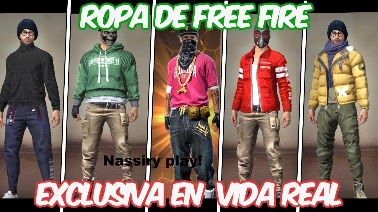 frefire# #hackfrefi# LA ROPA MÁS EXCLUSIVA DE FREE FIRE EN VIDA REAL | ROPA  EXCLUSIVA DE FREE FIRE - YouTube