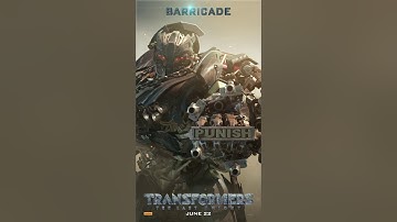 Transformers: The Last Knight | BARRICADE | Paramount Pictures Australia