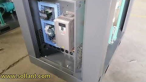 Sollant PM VSD Screw Air Compressor save energy 30-40%